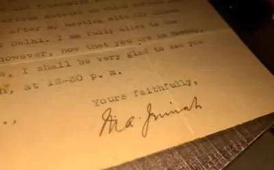 (Autograph) Quaid-e-Azam MA Jinnah's typed and signed letter For Sale in New Karachi | Karachi Ads