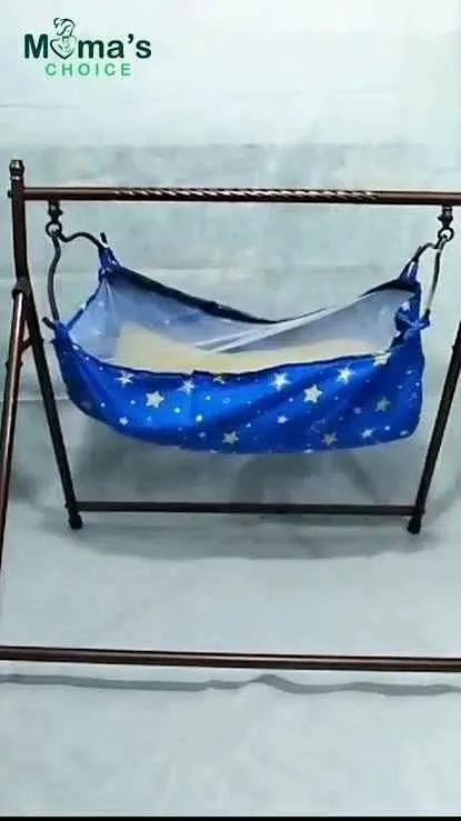 Baby foldable cradle swing jhula ghudiyal full folding jhoola kids item - photo 1
