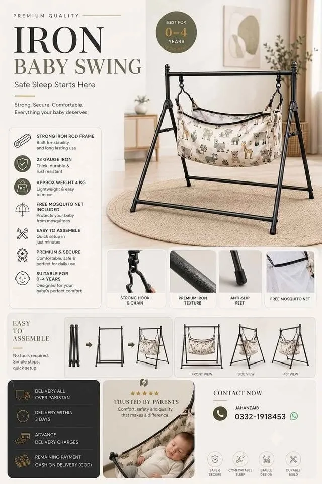 Baby swing baby cradle - photo 3