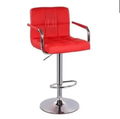 Bar Stool with Handrest Kitchen Cafe Office Bar Stool Chair