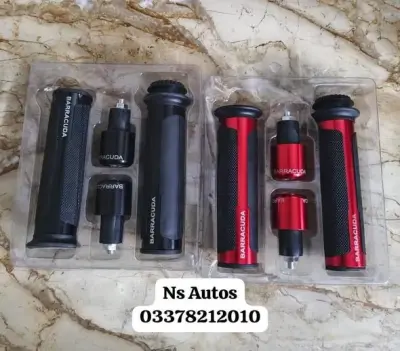 Barracuda Grips Black & Red  Smooth Grips