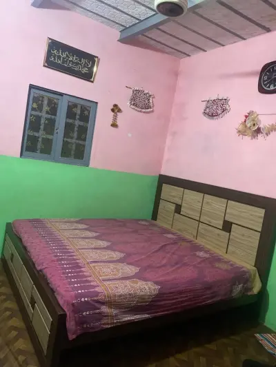 King Size Bed + 3 Door Wardrobe For Sale in Abdullah Goth, Karachi - photo 5