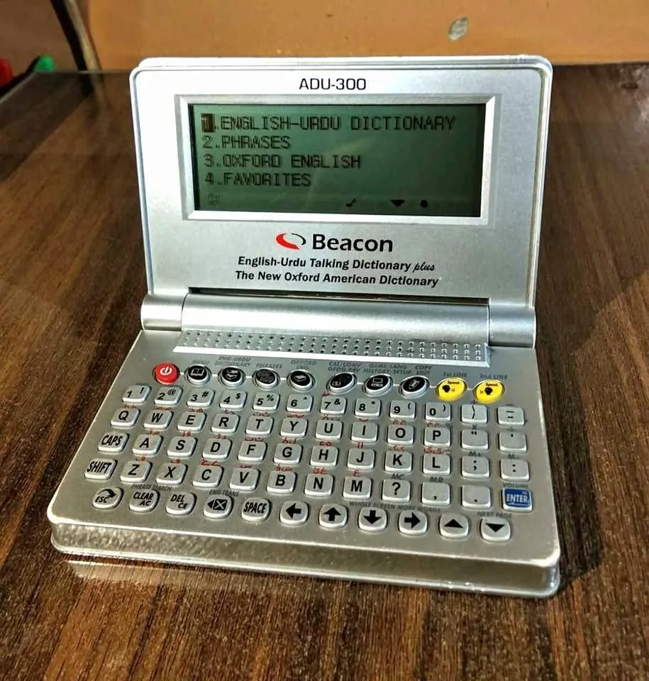 Beacon ADU-300 English-Urdu Talking Dictionary - photo 1