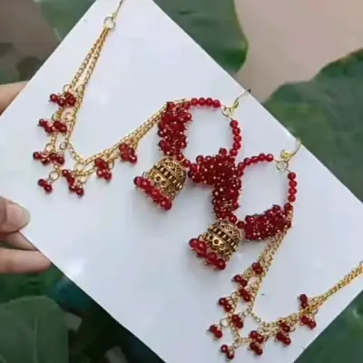 Beaded earrings with Sahara