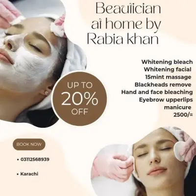 Beautician at home. by Rabia Khan