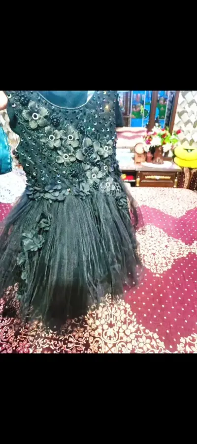 ✨ Beautiful Black Party Wear Frock for Sale! ✨ - photo 2