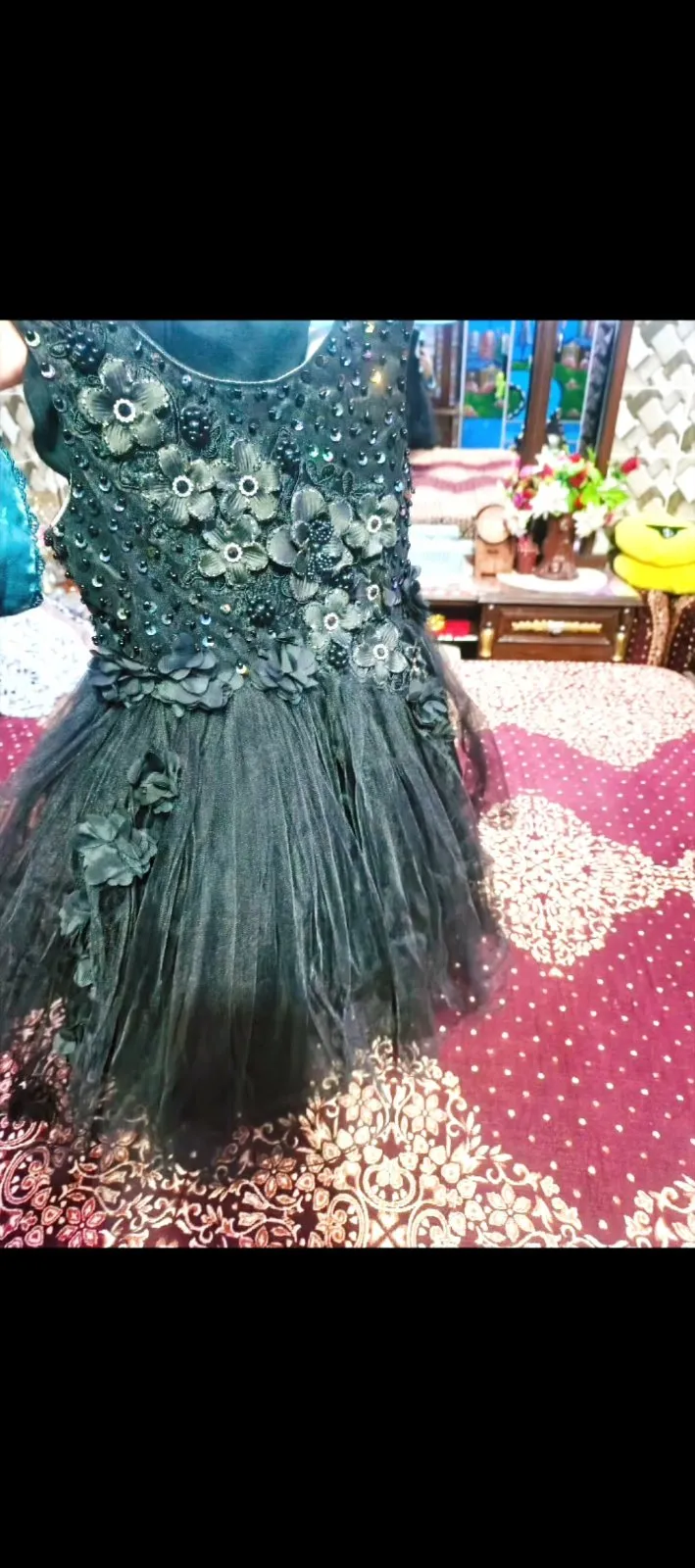 ✨ Beautiful Black Party Wear Frock for Sale! ✨ - photo 2