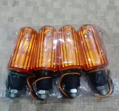 Bike Safety Lights 4 Pcs – Yellow | Waterproof + Unbreakable | Night/Fog Riding | Easy Install For Sale in Gulistan-e-Jauhar | Karachi Ads