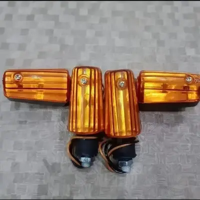Bike Safety Lights 4 Pcs – Yellow | Waterproof + Unbreakable | Night/Fog Riding | Easy Install For Sale in Gulistan-e-Jauhar | Karachi Ads - photo 3