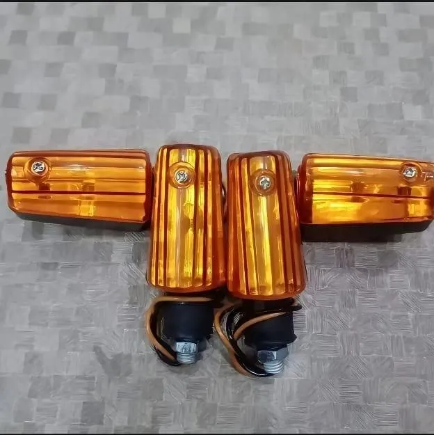 Bike Safety Lights 4 Pcs – Yellow | Waterproof + Unbreakable | Night/Fog Riding | Easy Install For Sale in Gulistan-e-Jauhar | Karachi Ads - photo 3