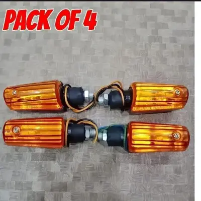 Bike Safety Lights 4 Pcs – Yellow | Waterproof + Unbreakable | Night/Fog Riding | Easy Install For Sale in Gulistan-e-Jauhar | Karachi Ads - photo 4