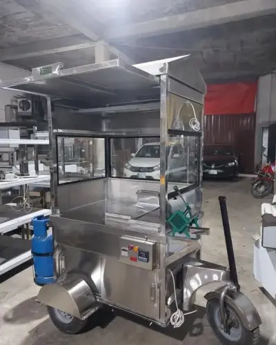 Bike-Towable Fries Food Cart
