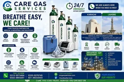 BiPAP • CPAP • Oxygen Concentrators • Oxygen Cylinders | Karachi