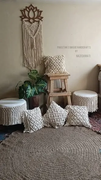Boho Cushion Covers Handknotted With Love for your Boho Interior. - photo 1