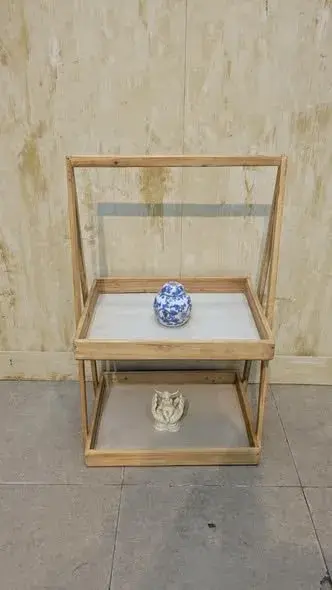 ✨ BRAND NEW PURE WOODEN 2-TIER DECORATIVE STAND ✨