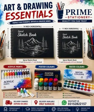 🎨 Bring Your Creativity to Life with Prime Stationery! For Sale in North Nazimabad | Karachi Ads