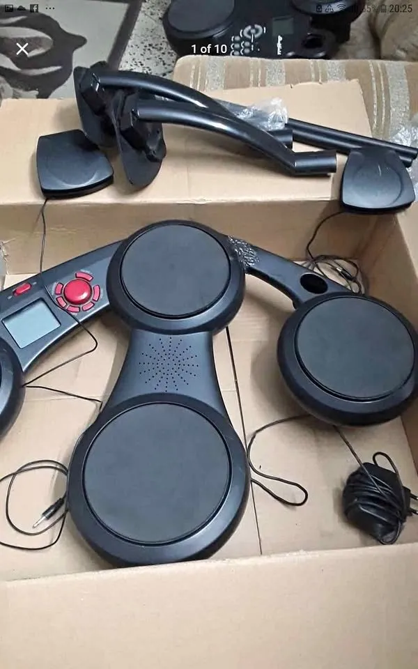 Kid's Digital Drums With All Accessories, sticks , foot Switch etc
