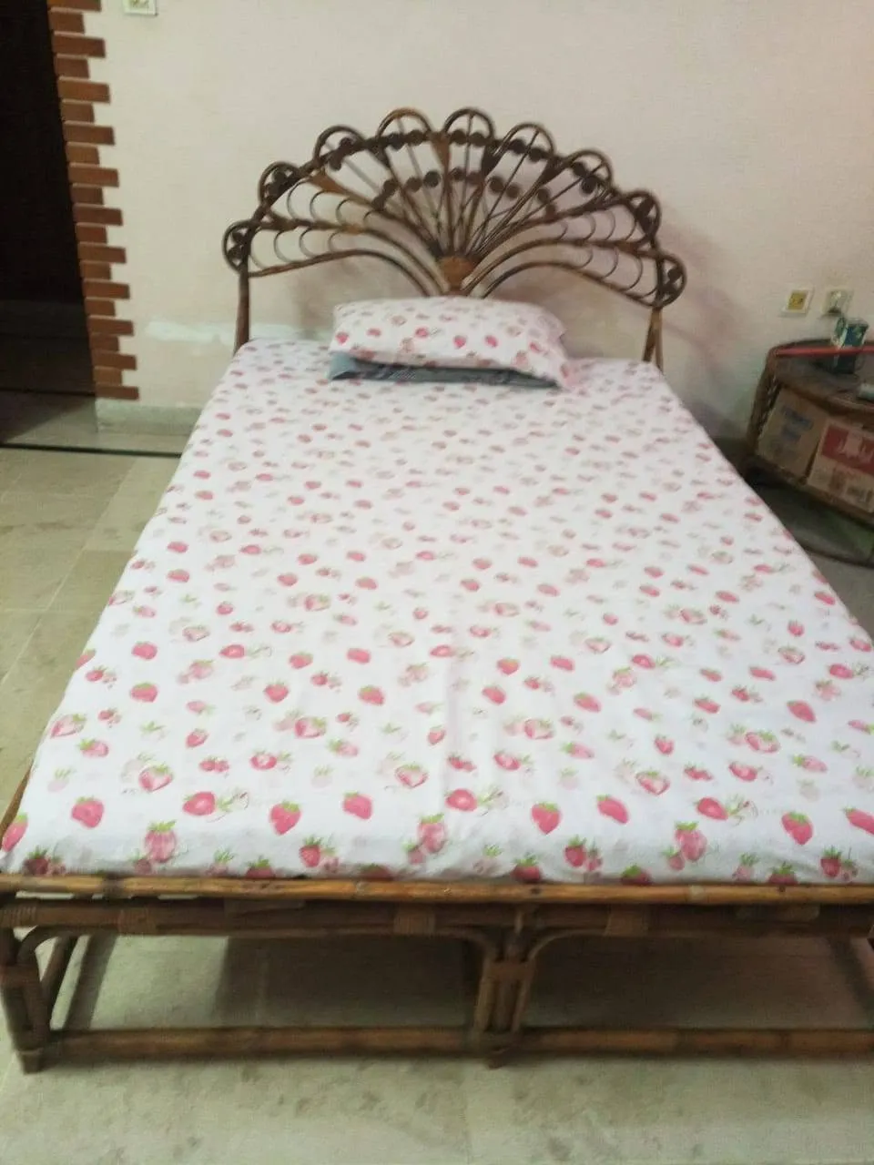 cann wood Bed furniture For Sale in Gulshan-e-Jamal | Karachi Ads - photo 2