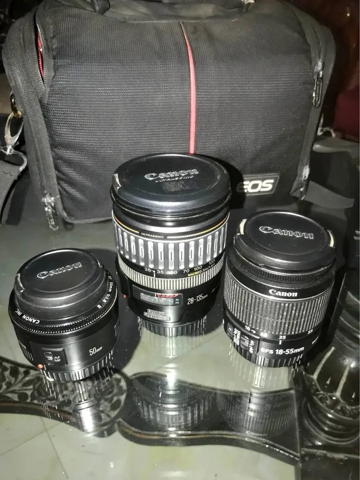Canon 3 Lenses - For Sale in New Karachi, Karachi - photo 1