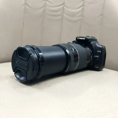 Canon 400D DSLR Camera with Canon 75-300 mm full zooming lens