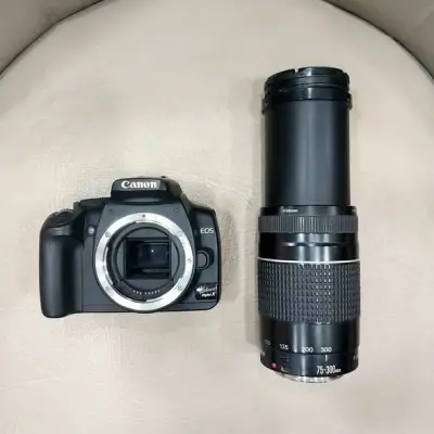 Canon 400D DSLR Camera with Canon 75-300 mm full zooming lens - photo 3