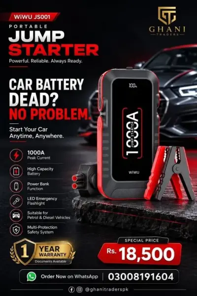 🚗🔋 CAR BATTERY DEAD? NO PROBLEM! For Sale in Gulistan-e-Jauhar | Karachi Ads