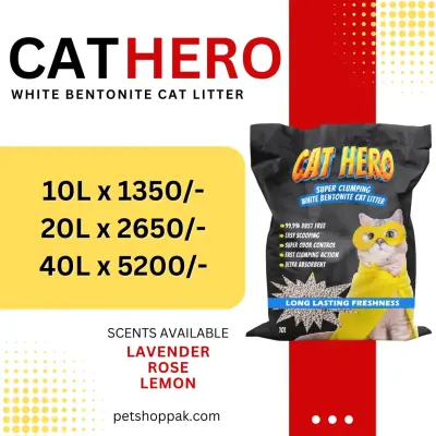 Cat Hero Bentonite Litter For Sale in Gulistan-e-Jauhar | Karachi Ads