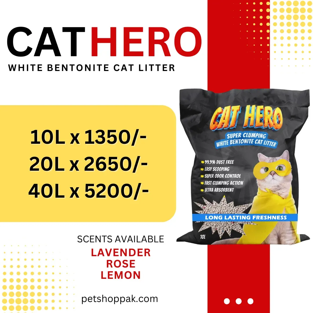 Cat Hero Bentonite Litter For Sale in Gulistan-e-Jauhar | Karachi Ads - photo 1