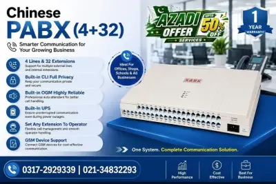 ☎️💼 Chinese PABX 4+32 – Powerful Office Communication Solution!!