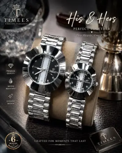 Couple watch For Sale in Gulistan-e-Jauhar | Karachi Ads - photo 2