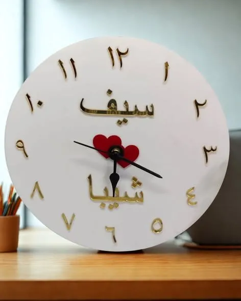 Customized Acrylic Wall Clock - photo 1