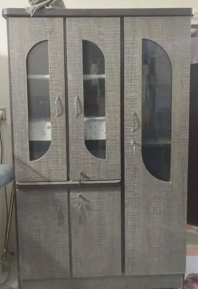 Cabinet, Iron Stand & Computer Table