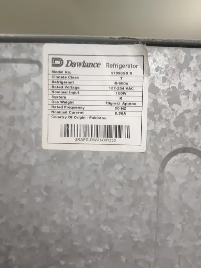 Dawlance Refrigerator (Model 91996GD R) - Brown Glass Door - Excellent Condition - photo 4