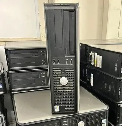 Dell Core 2 Duo Desktop PC Mix Model For Sale in Shaheed Millat Road, Karachi