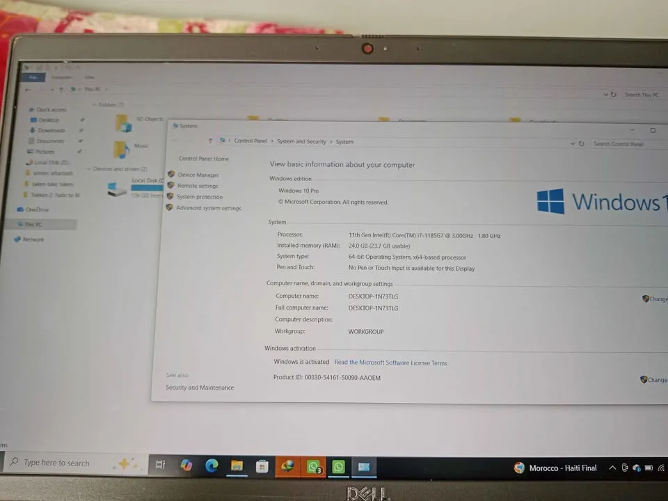 Dell I7 11 generation For Sale in New Karachi, Karachi - photo 3