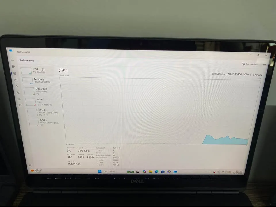 Dell Precision 7550 Heavy Workstation For Sale in Gulistan-e-Jauhar, Karachi - photo 4