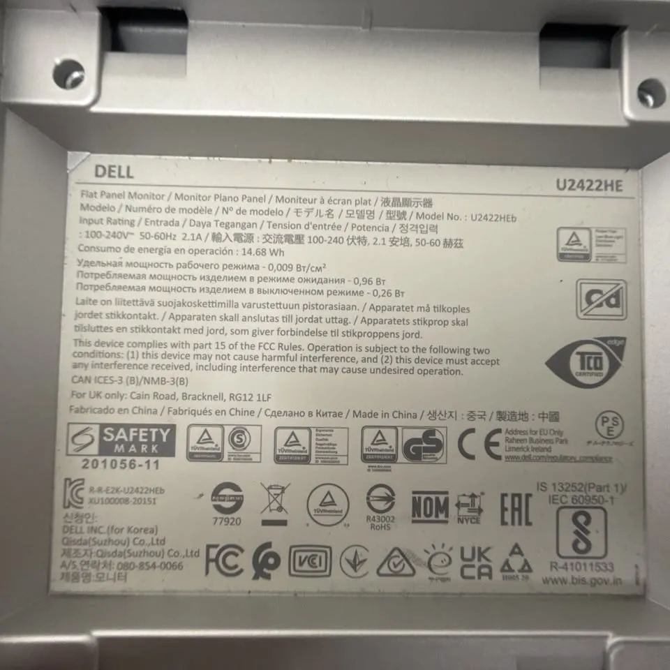 Dell UltraSharp U2422HE 24'' IPS LED ! HDMI Port USB-C ! Import Stock For Sale in New Karachi, Karachi - photo 5