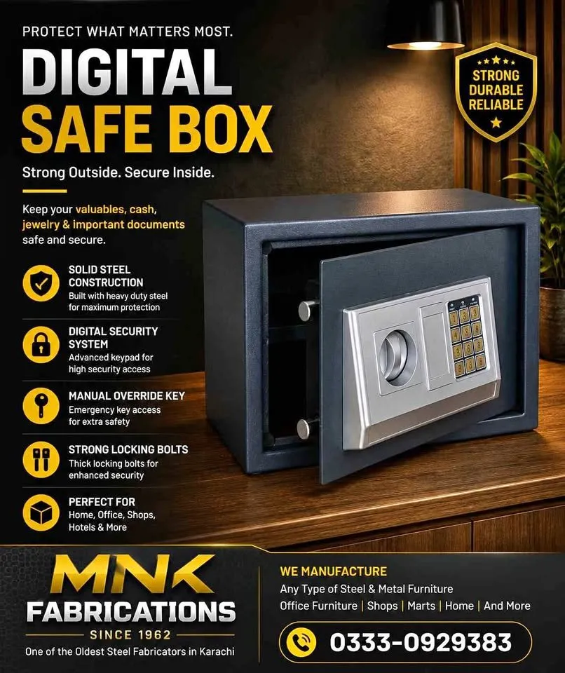 Digital Safe Box | Electronic Security Safe | Steel Safe Locker - photo 1