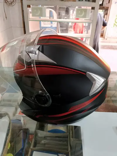 Double Glass imported Helmet.