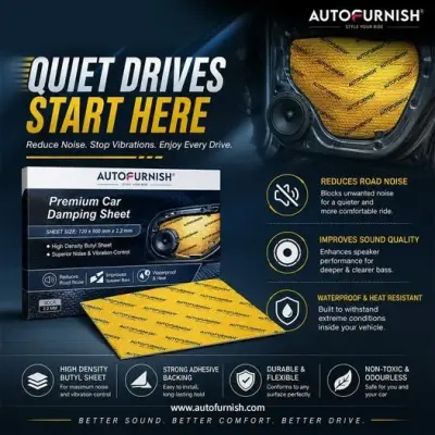 🚗 Drive in Peace with AutoFurnish Premium Car Damping Sheets! 🔇 For Sale in Saddar | Karachi Ads