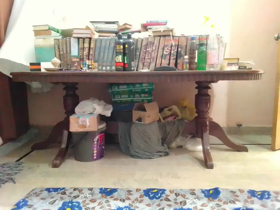 6 Seater Wooden Dining / Study Table For Sale in North Karachi, Karachi - photo 2