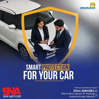 𝐏𝐫𝐨𝐭𝐞𝐜𝐭 𝐘𝐨𝐮𝐫 𝐂𝐚𝐫 𝐰𝐢𝐭𝐡 𝐒𝐦𝐚𝐫𝐭 & 𝐑𝐞𝐥𝐢𝐚𝐛𝐥𝐞 𝐂𝐨𝐯𝐞𝐫𝐚𝐠𝐞! in Korangi Industrial Area | Karachi Ads