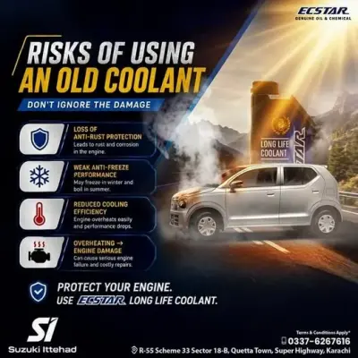 ECSTAR Long Life Coolant – Genuine Engine Coolant for All Suzuki Vehicles For Sale in Quetta Town | Karachi Ads