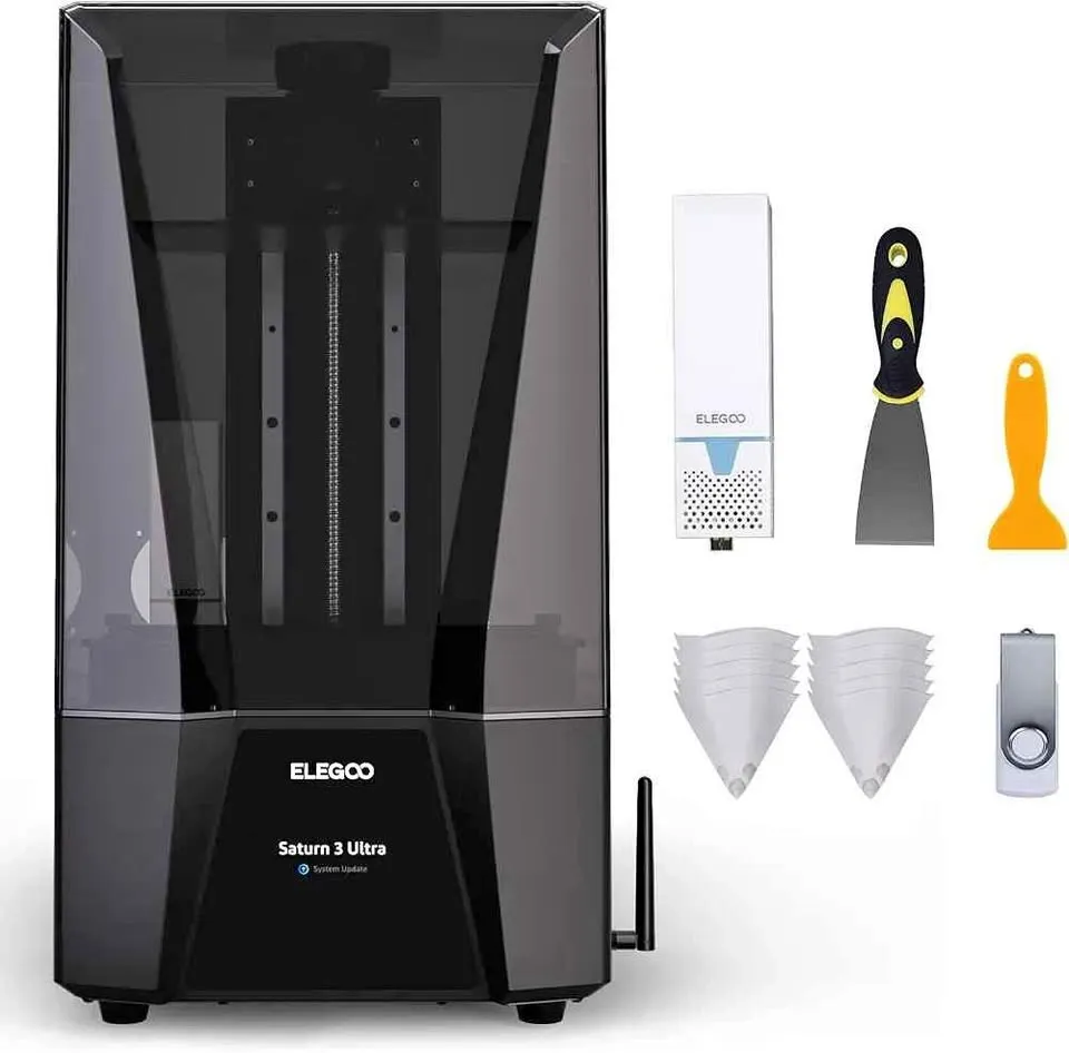 ELEGOO Saturn 3 Ultra 12K Resin 3D Printer MSLA UV Resin Printer with 10 inch Mono LCD For Sale in New Karachi, Karachi - photo 1