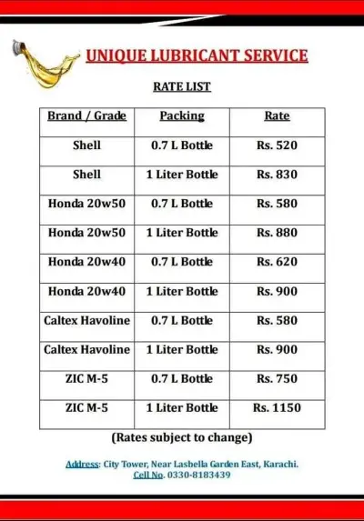 ENGINE OIL AVAILABLE AT WHOLESALE For Sale in Garden East | Karachi Ads