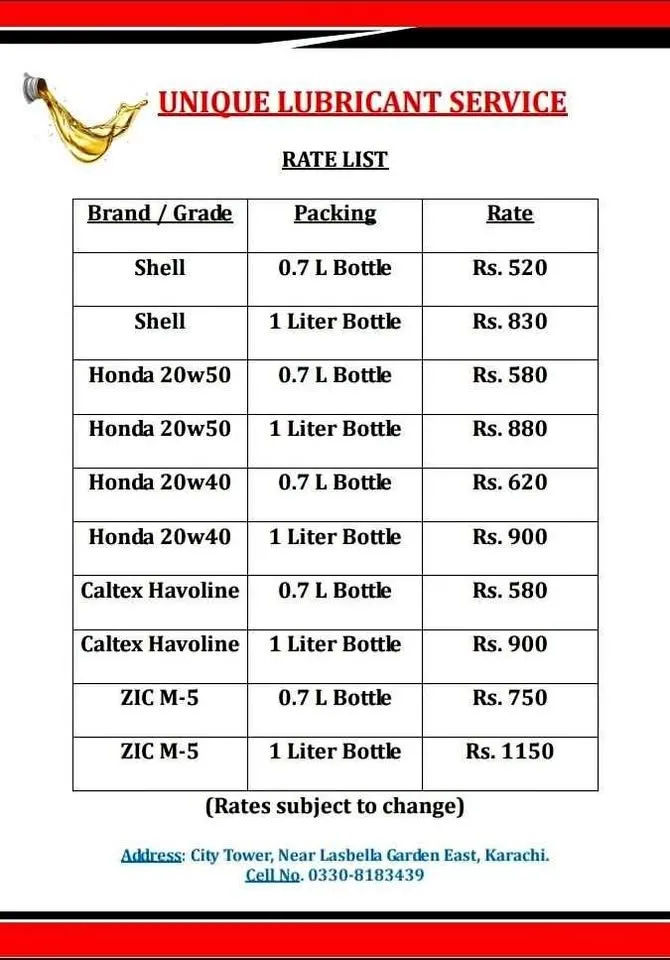 ENGINE OIL AVAILABLE AT WHOLESALE For Sale in Garden East | Karachi Ads - photo 1