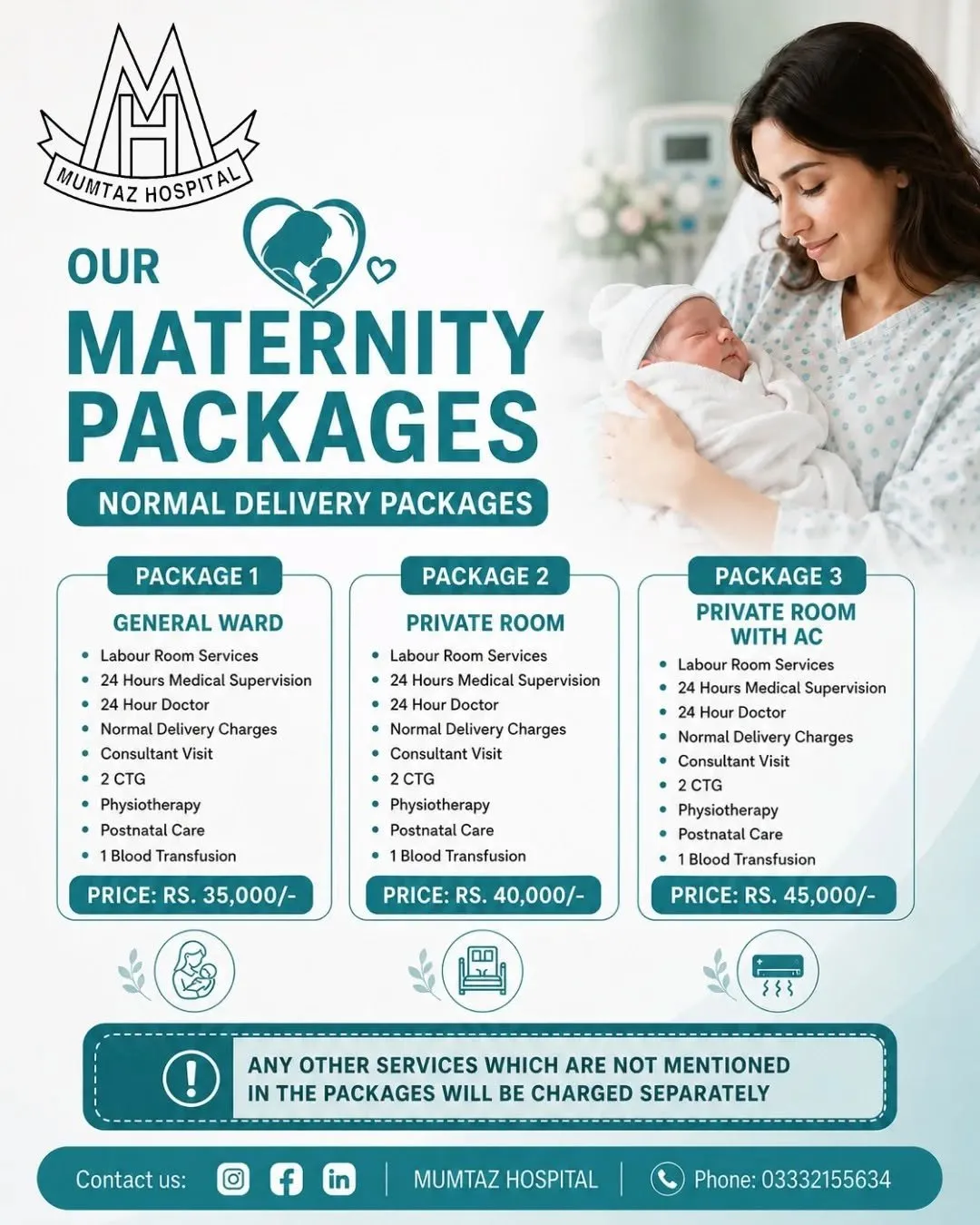 Every mother deserves safe, compassionate, and affordable maternity care in Gulistan-e-Jauhar | Karachi Ads - photo 1