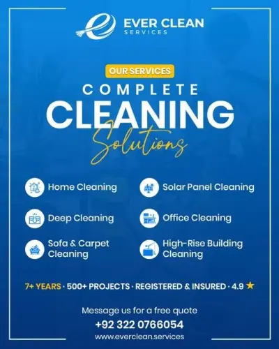 Everything we clean, all in one place. in Gulistan-e-Jauhar | Karachi Ads