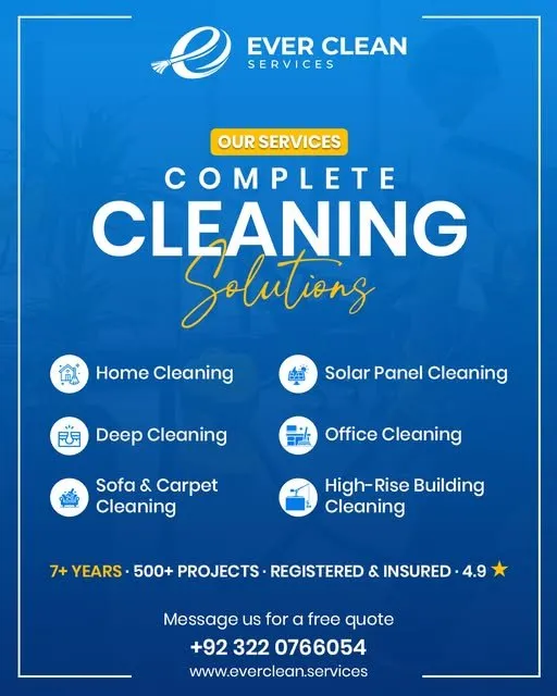 Everything we clean, all in one place. in Gulistan-e-Jauhar | Karachi Ads - photo 1