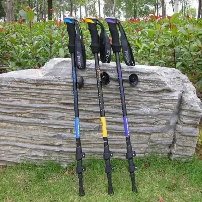 Exponent Aluminium Alloy Adjustable Hiking/Trekking Pole Stick For Sale in Gulistan-e-Jauhar | Karachi Ads